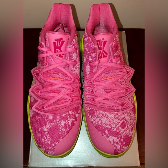 NIKE KYRIE 5 SPONGEBOB SQUAREPANTS “PATRICK” BRAND NEW GRADE SCHOOL SIZE 7Y - Picture 2 of 6